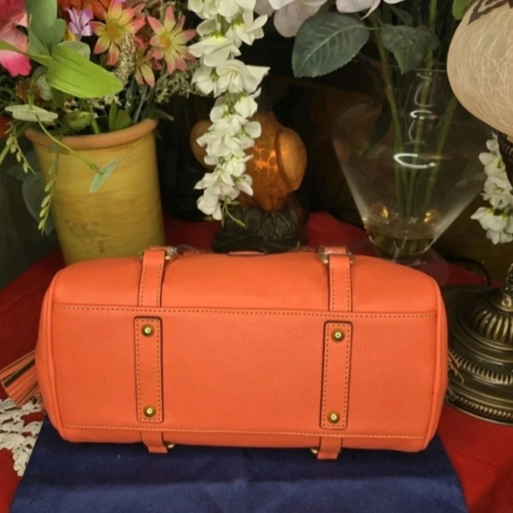 NWT Dooney & Bourke Mini Salmon Satchel - Picture 7 of 8